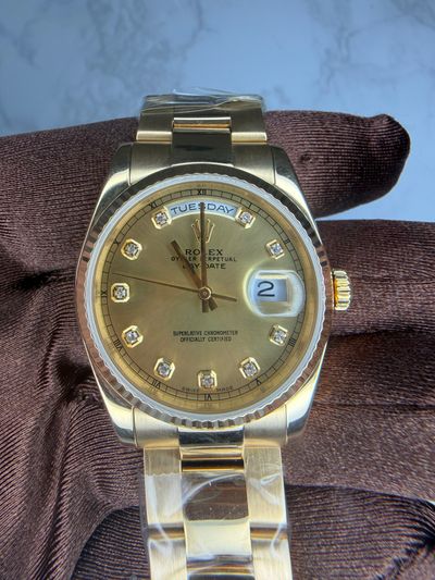 Rolex Rolex Day-Date Gold dial Yellow Gold Watch Only 118208 Preowned Automatic — photo 2