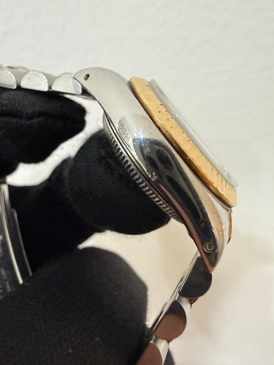 Rolex Rolex Oyster Perpetual Champagne dial Two-Tone Watch Only 67193 Good Automatic — photo 3