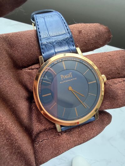Piaget Piaget Altiplano Blue dial Rose Gold Box Only P10724 Preowned Automatic — photo 4