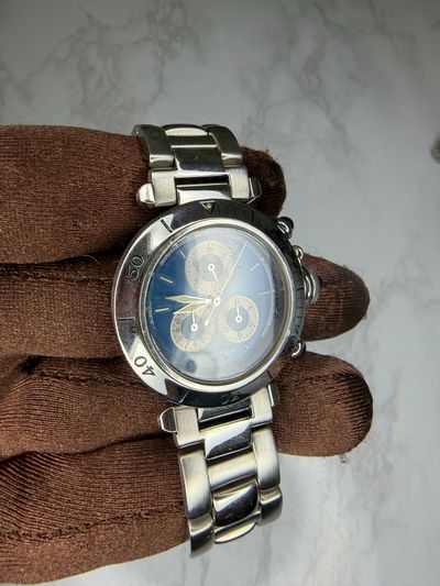 Cartier Cartier Pasha Blue dial Stainless Steel Watch Only 1352 — photo 4