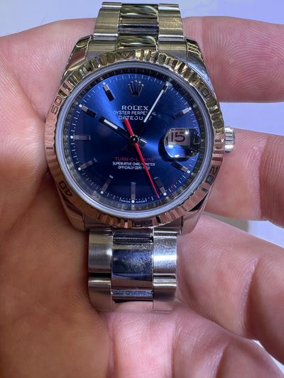Rolex Rolex Datejust Turn-O-Graph. Blue dial. Watch Only. Ref 116264 — photo 3