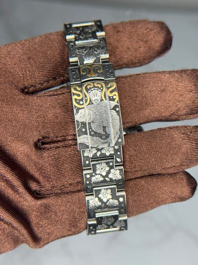 Rolex Rolex Milgauss customized with card/hangtag 116400GV Very Good — photo 11
