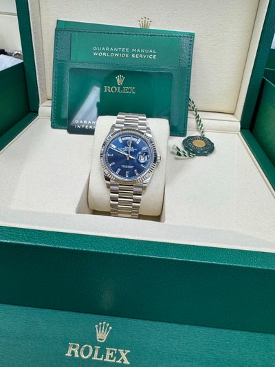 Rolex Rolex DD36 Blue Bagguete Dial Blue dial Box and Papers 128239 — photo 5