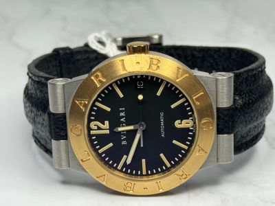 Bulgari Bulgari Diagono Black dial Watch Only LC35SG Preowned Automatic — photo 8