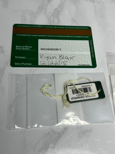 Rolex Rolex Milgauss customized with card/hangtag 116400GV Very Good — photo 14