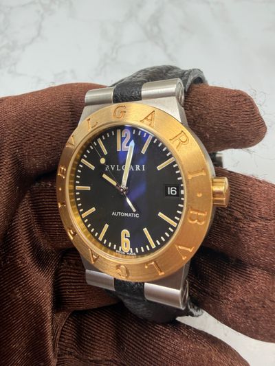 Bulgari Bulgari Diagono Black dial Watch Only LC35SG Preowned Automatic — photo 2