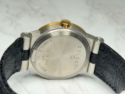 Bulgari Bulgari Diagono Black dial Watch Only LC35SG Preowned Automatic — photo 11
