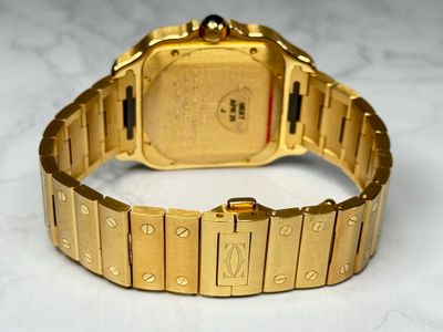 Cartier Cartier Santos yellow gold White dial Box and Papers WGSA0029 Very Good — photo 9