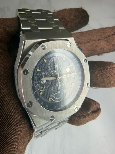 Audemars Piguet Audemars Piguet Royal Oak Offshore Beast Perpetual calendar Blue dial Stainless Steel Booklets 25854ST.OO.1150.ST.01 Excellent Automatic — photo 3