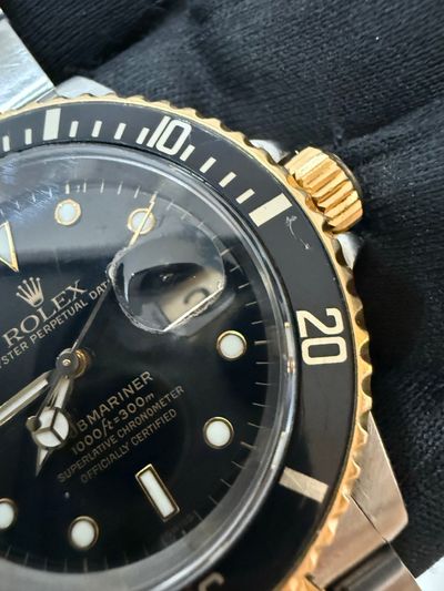 Rolex Rolex Submariner Black dial Two-Tone Watch Only 16613 Fair Automatic — photo 10