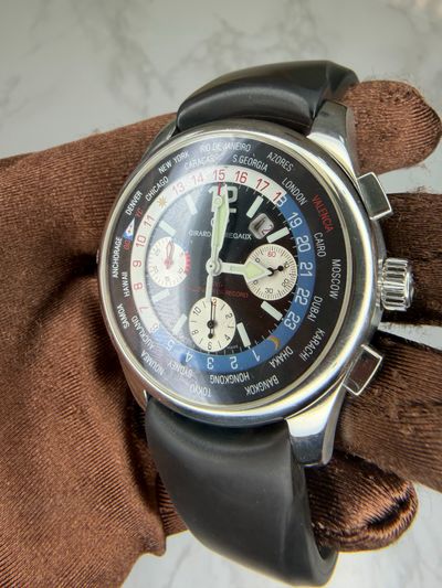 Girard Perregaux Girard Perregaux BMW Oracle  Black dial Stainless Steel Box Only 49800 Preowned Automatic — photo 3