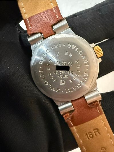 Bulgari Bulgari Bvlgari Black dial Two-Tone Watch Head LCV 29 SG Good Automatic — photo 6