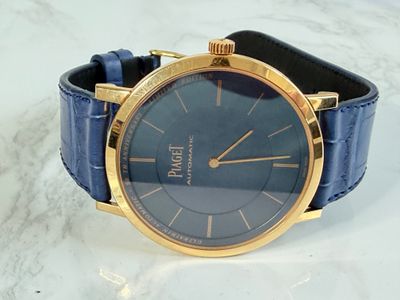 Piaget Piaget Altiplano Blue dial Rose Gold Box Only P10724 Preowned Automatic — photo 2