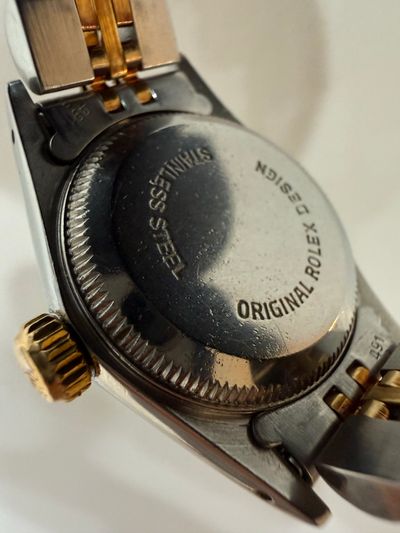 Rolex Rolex Oyster Perpetual Champagne dial Two-Tone Watch Only 67193 Good Automatic — photo 5
