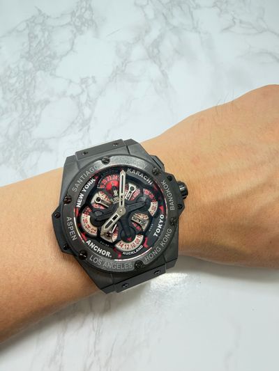 Hublot Hublot Big Bang UNICO GMT Black dial Ceramic Watch Only    471.CI.1170.RX Preowned Automatic — photo 5