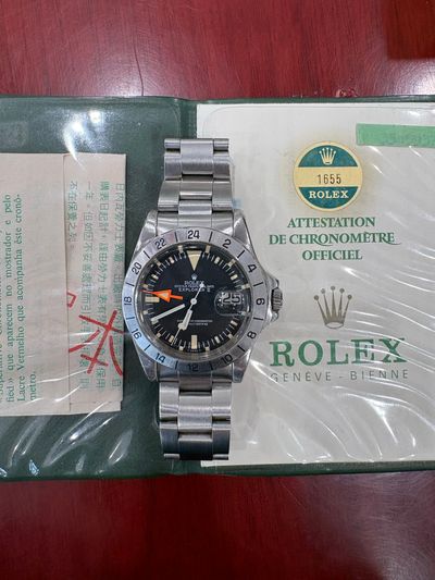 Rolex Rolex Explorer “Steve McQueen” Black dial Box and Papers 1655 Very Good — photo 19