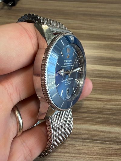 Breitling Breitling Superocean Heritage II Blue dial Stainless Steel Box and Papers AB2020 Good Automatic — photo 6