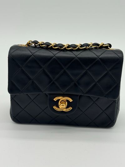 Chanel Chanel Mini vintage lambskin flap bag 24kt hardware — photo 1