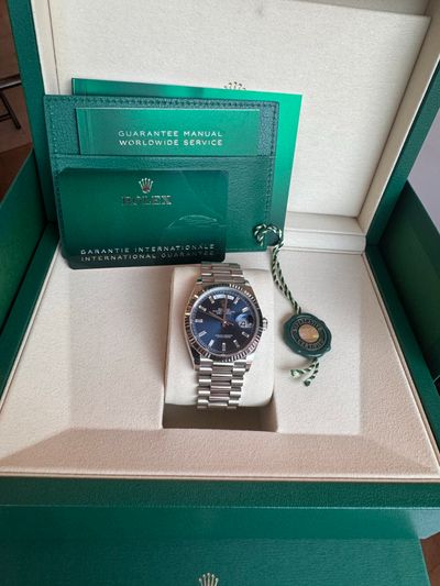 Rolex Rolex DD36 Blue Bagguete Dial Blue dial Box and Papers 128239 — photo 2