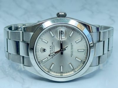 Rolex Rolex Datejust Silver dial Papers/Cards 126300 Preowned — photo 1