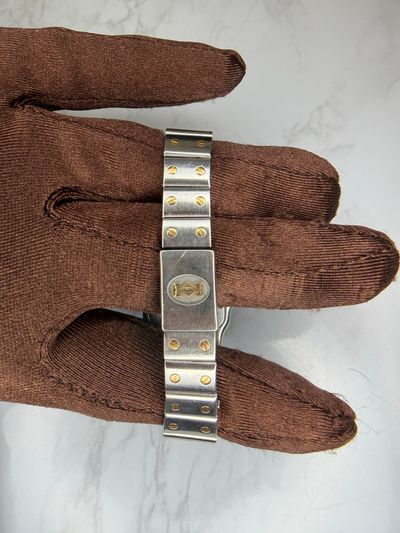 Cartier Cartier Santos Bronze dial Two-Tone Watch Only 1567 Preowned Quartz — photo 5