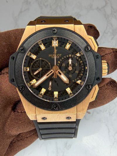Hublot Hublot King Power Black dial Watch Only 709.OM.1780.RX 48mm 7.25in — photo 1
