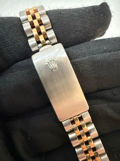 Rolex Rolex Oyster Perpetual Champagne dial Two-Tone Watch Only 67193 Good Automatic — photo 4