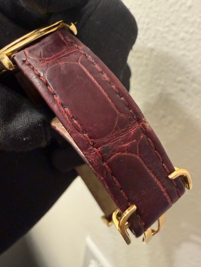 Cartier Cartier Cougar Black dial Yellow Gold Watch Only 11621 33mm Preowned Quartz — photo 13