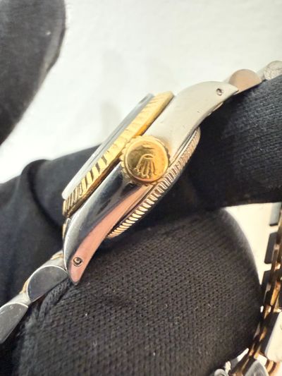Rolex Rolex Oyster Perpetual Champagne dial Two-Tone Watch Only 67193 Good Automatic — photo 2
