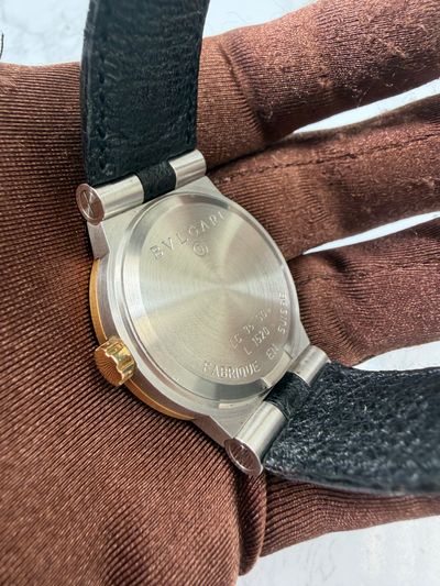 Bulgari Bulgari Diagono Black dial Watch Only LC35SG Preowned Automatic — photo 5