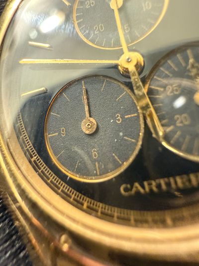 Cartier Cartier Cougar Black dial Yellow Gold Watch Only 11621 33mm Preowned Quartz — photo 8