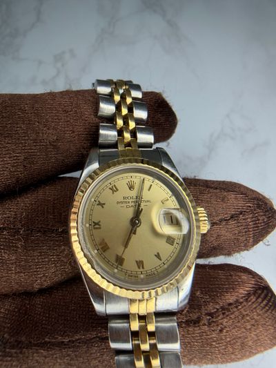 Rolex Rolex Datejust Gold dial Two-Tone Watch Only 69173 Preowned Automatic — photo 4