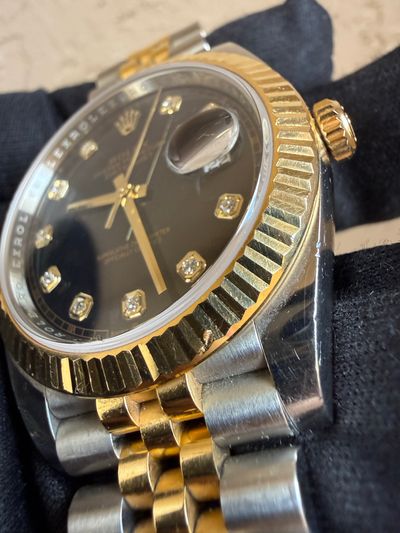Rolex Rolex Datejust Black dial Two-Tone Watch Only 126333 Fair Automatic — photo 4