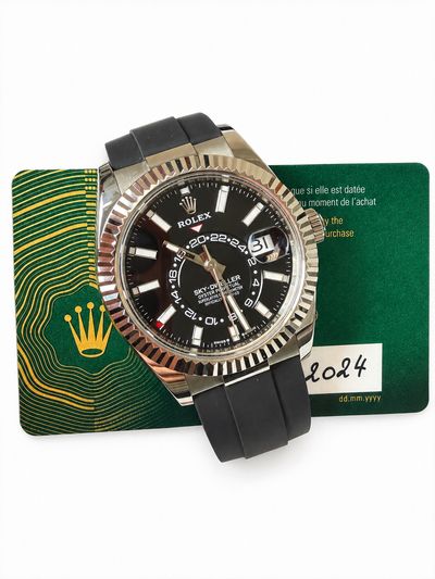 Rolex Rolex Sky-Dweller Aubergine dial White Gold Papers/Cards 336239 Excellent Automatic — photo 1