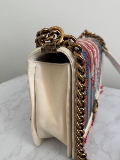 Chanel Chanel Coco cuba sequin boy bag new medium — photo 18